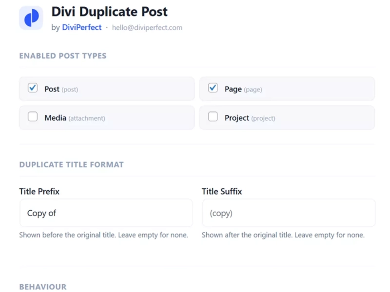 Divi 5 Pagina dupliceren Divi 5 Pagina dupliceren