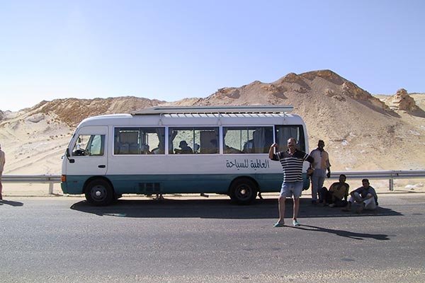 Egypte 2001 Busreis farafra witte woestijn Egypte 2001 Busreis farafra witte woestijn