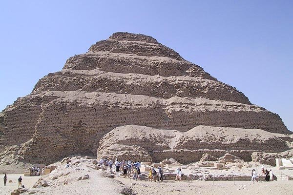 Egypte 2001 Sakkara trap pyramide Djoser Egypte 2001 Sakkara trap pyramide Djoser