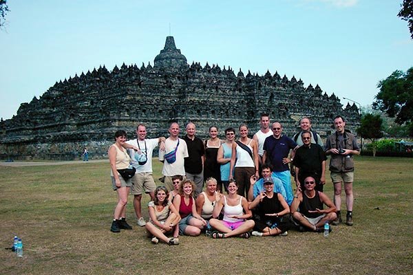 Java Bali 2003 Borobudur groep Java Bali 2003 Borobudur groep