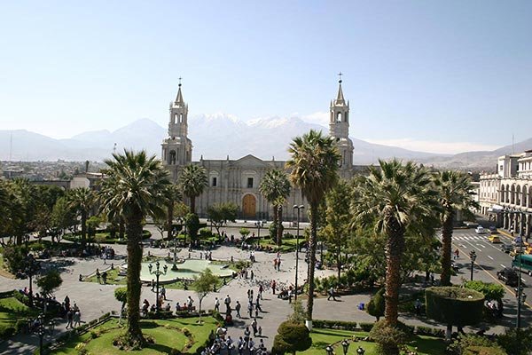 Peru 2005 Plaza des Armes Arequipa Peru 2005 Plaza des Armes Arequipa