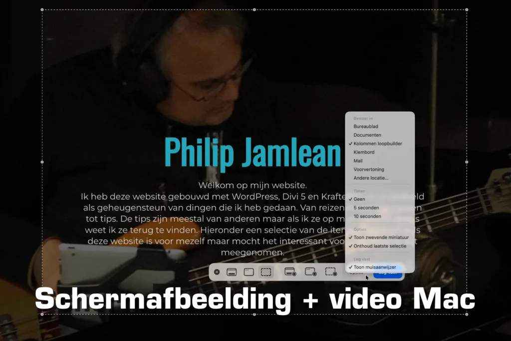 Schermafbeelding video Mac Schermafbeelding video Mac